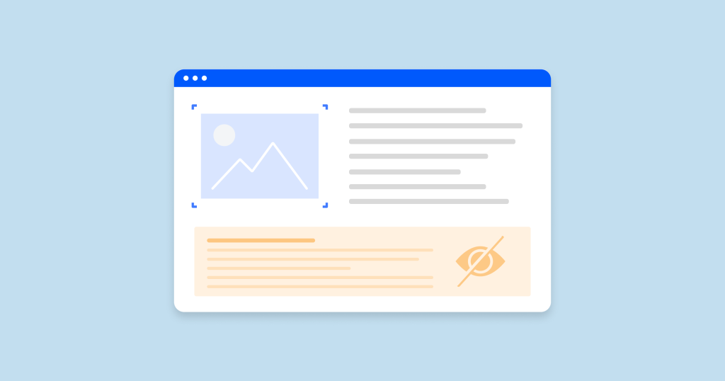 متن مخفی در کادر