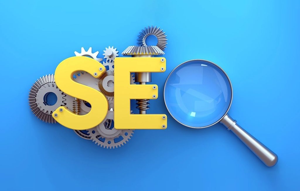 SEO با ذره بین و چرخ دنده