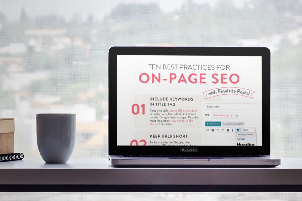 سئو داخلی در لپتاپ