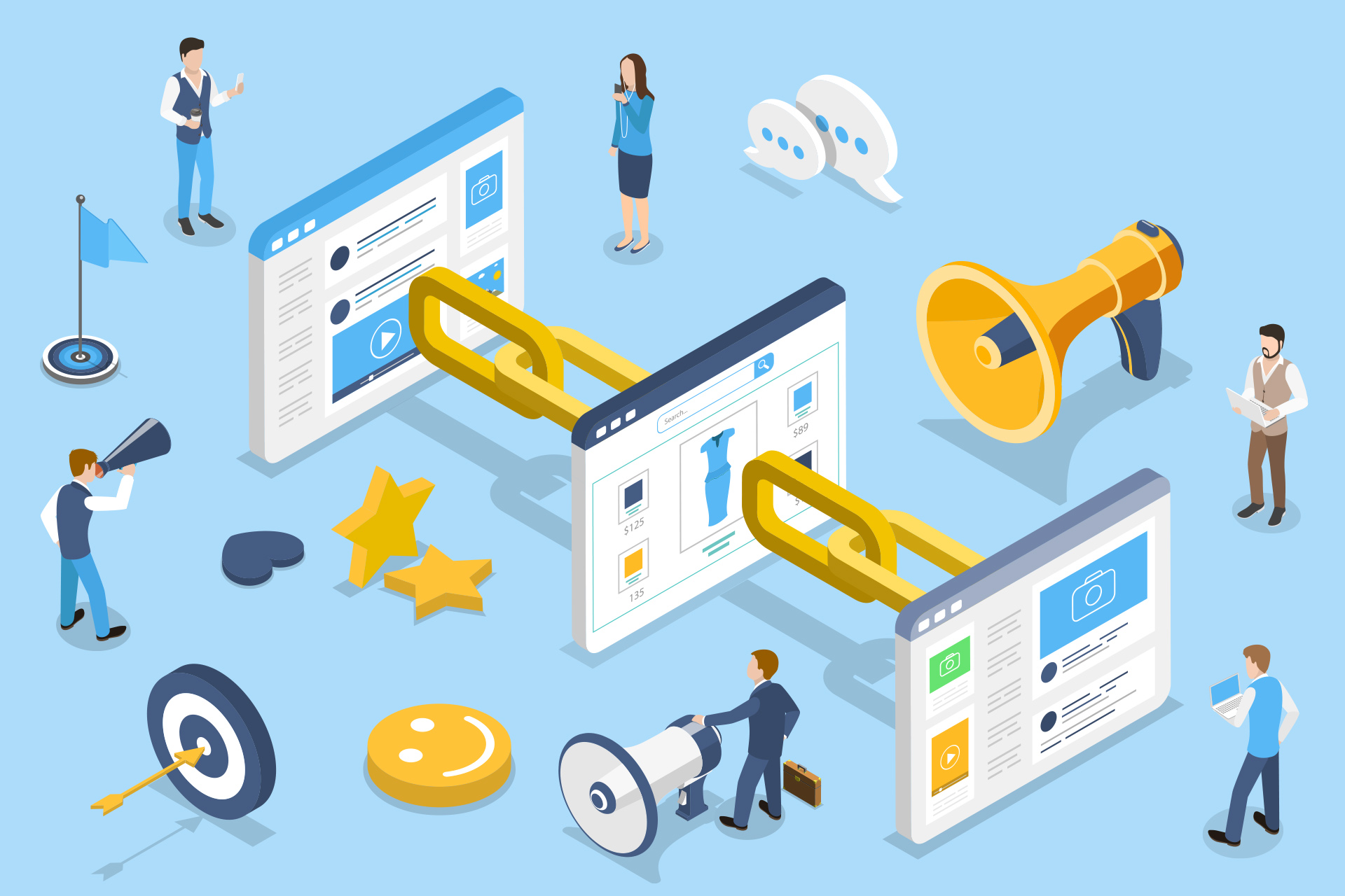 ساختن بک لینک کسب و کارها